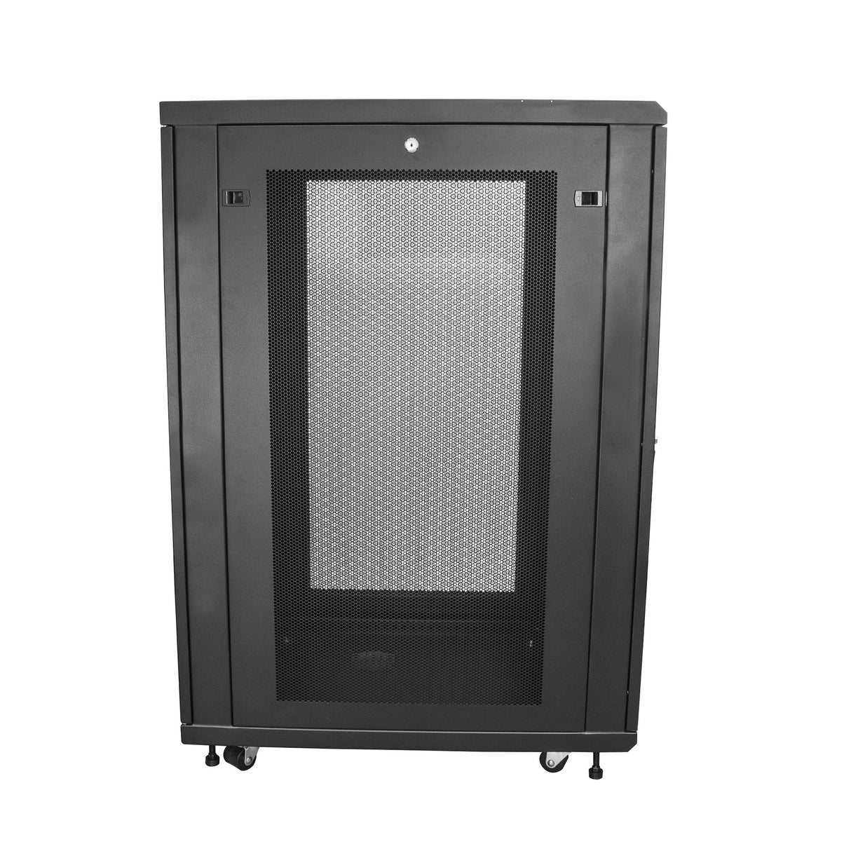 StarTech.com 24U Enterprise-Grade Server Rack Cabinet Kit, 19in Enclosed 4-Post Rack with Shelf and Cable Management, 29in (75cm) Mounting Depth, 992lb (450kg) Capacity