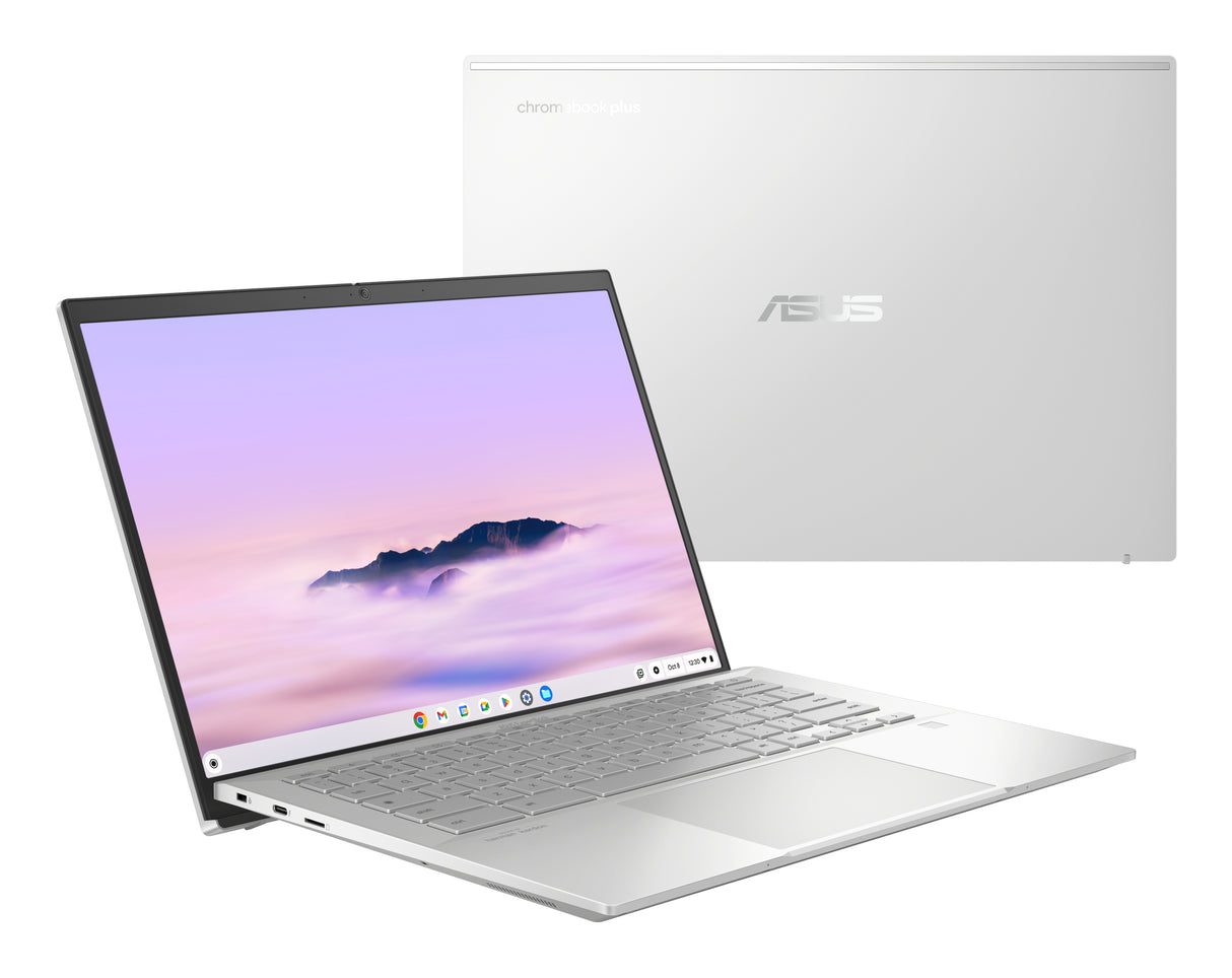 ASUS Chromebook Plus Enterprise CB54 CB5403CMA-L716512T-CB Intel Core Ultra 7 155U 35.6 cm (14") Touchscreen WQXGA 16 GB LPDDR5x-SDRAM 512 GB SSD Wi-Fi 6E (802.11ax) ChromeOS for Enterprise Silver