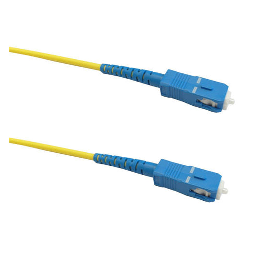 SC/SC 9u fiber cable - 3mm jacket LSZH, 15ft - 5m singlemode simplex