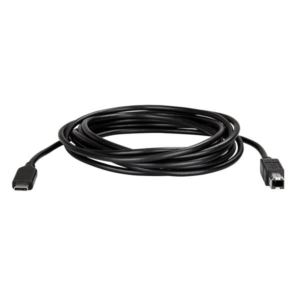 StarTech.com 10ft (3m) USB-B to USB-C Cable, Data Cord, USB 2.0, USB-C Data Transfer Cable