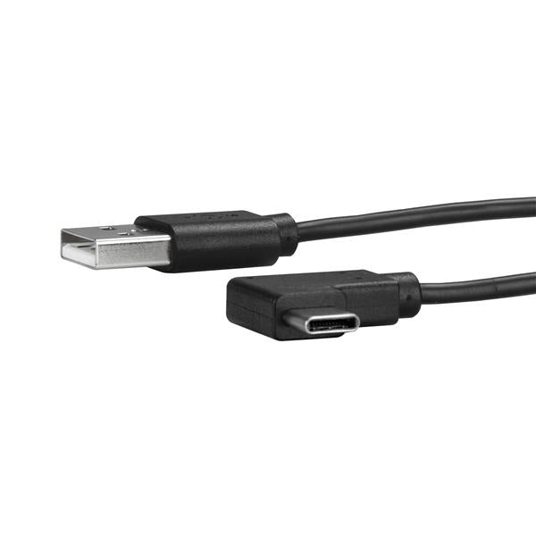 StarTech.com 3ft (1m) USB-A to USB-C Charging Cable, Right-Angled, Charge & Sync, 3A, USB 2.0 - USB Charging Cord