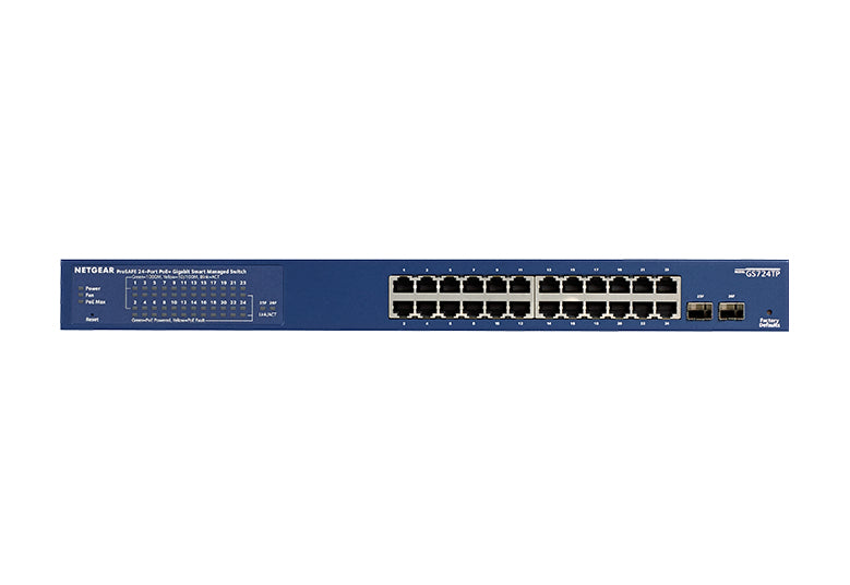 NETGEAR 24-Port PoE Gigabit Ethernet Smart Switch (GS724TP)