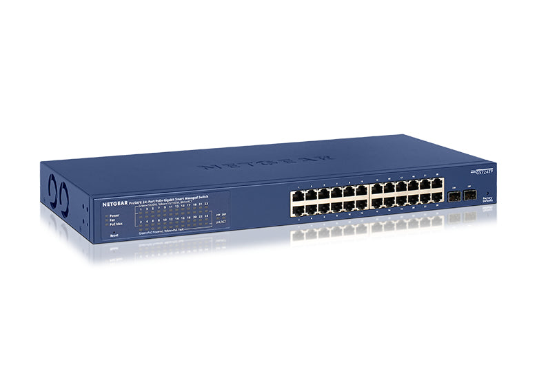 NETGEAR 24-Port PoE Gigabit Ethernet Smart Switch (GS724TP)