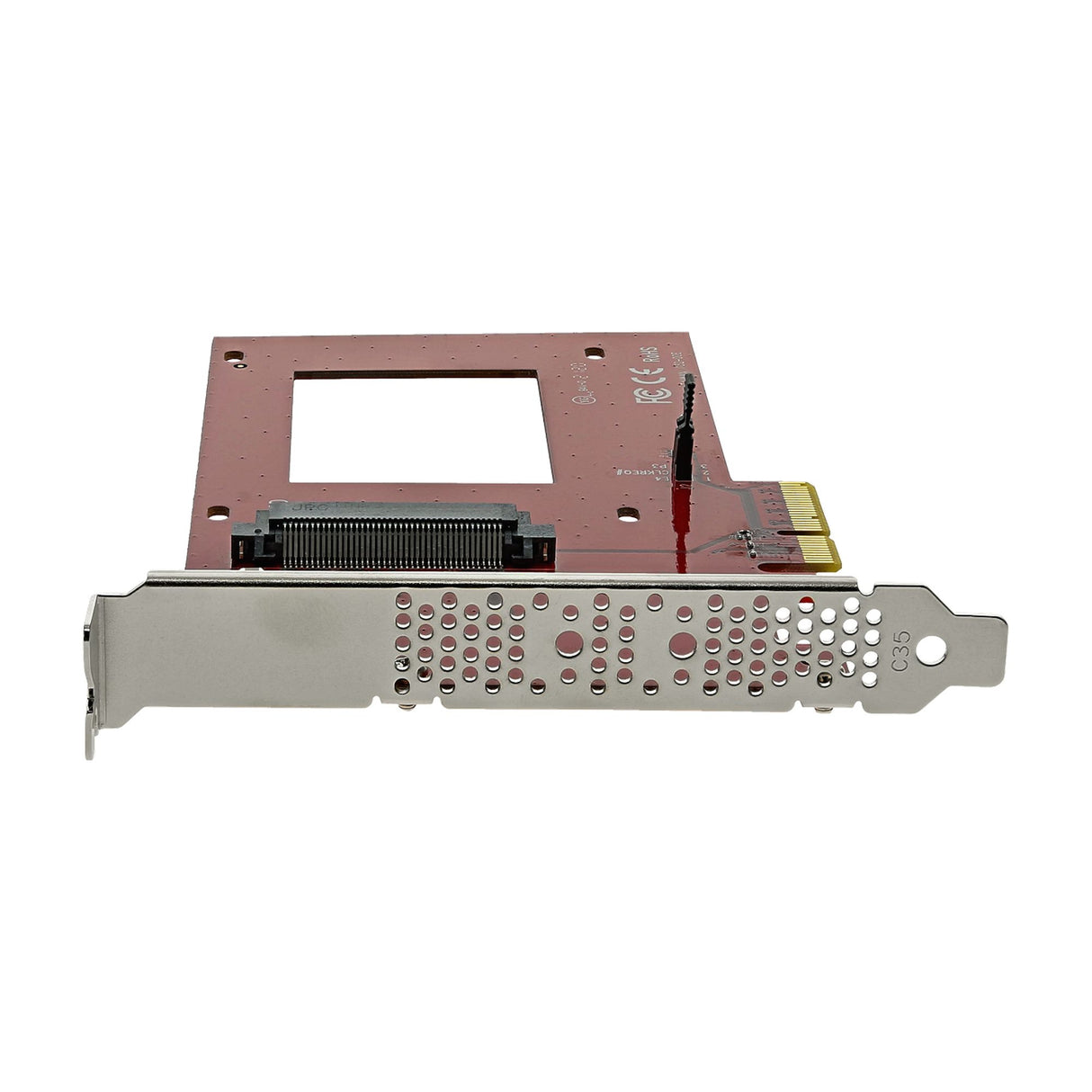 StarTech.com U.2 to PCIe Adapter for 2.5" U.2 NVMe SSD - SFF-8639 - x4 PCI Express 4.0 - TAA