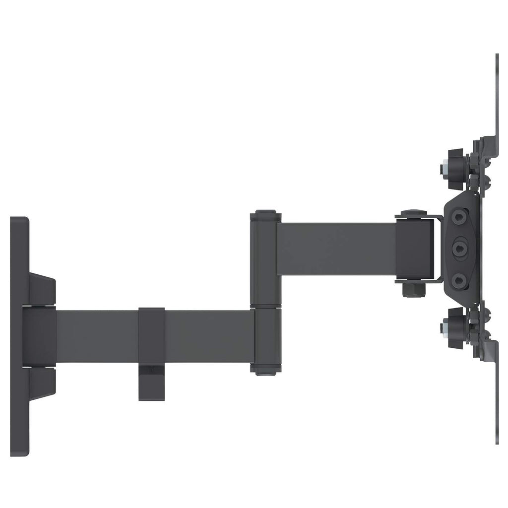 Manhattan Wall Mount for TV & Monitors (Full Motion), For screens 13" to 42", VESA compatibility: all between 75x75mm to 200x200mm - check the dimensions of the four mounting holes on back of screen to ensure it fits, Max 20kg, Black, Bracket