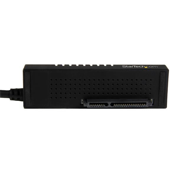 StarTech.com SATA to USB-C Cable, USB 10Gbps to 2.5in and 3.5in SATA I II III Hard Drive Adapter, External Converter for SSD or HDD Data Transfer