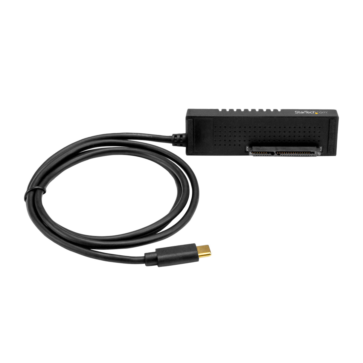 StarTech.com SATA to USB-C Cable, USB 10Gbps to 2.5in and 3.5in SATA I II III Hard Drive Adapter, External Converter for SSD or HDD Data Transfer