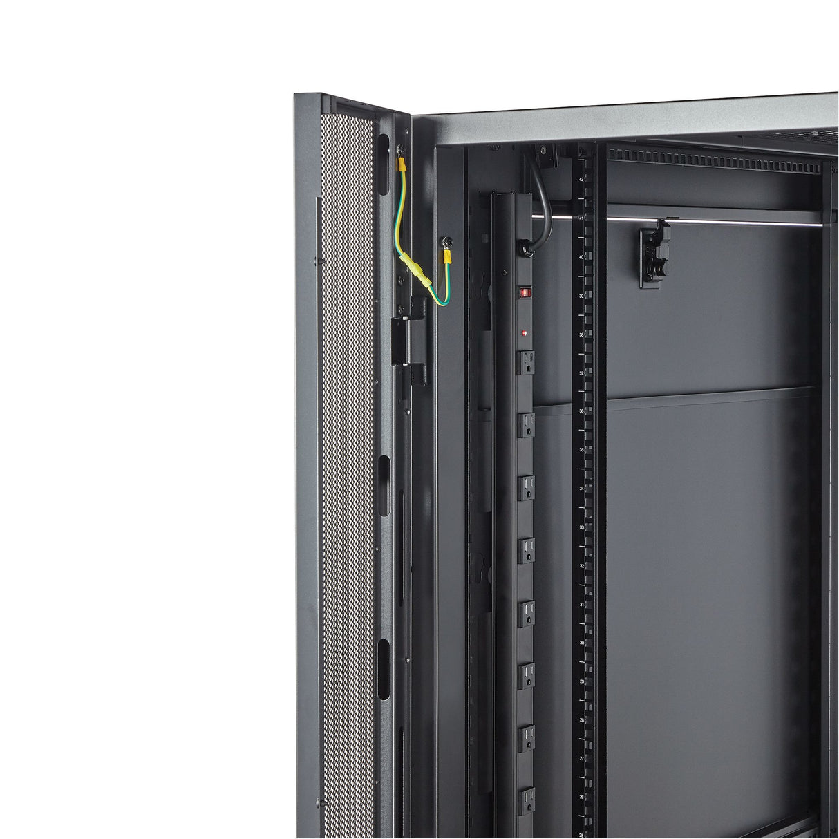 StarTech.com 42U Enterprise-Grade Server Rack Cabinet Kit, 19in Enclosed 4-Post Rack with Built-in Cable Management, 35in (89cm) Mounting Depth, 3307lb (1500kg) Capacity