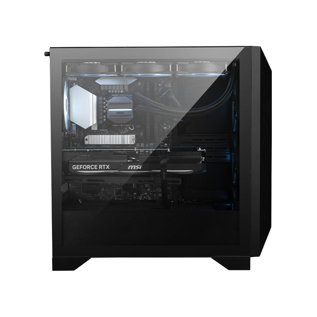 MSI Aegis RS2 AI C2NVP7-1444US Intel Core Ultra 7 265K 32 GB DDR5-SDRAM 2 TB SSD NVIDIA GeForce RTX 5070 Windows 11 Home Desktop PC Black