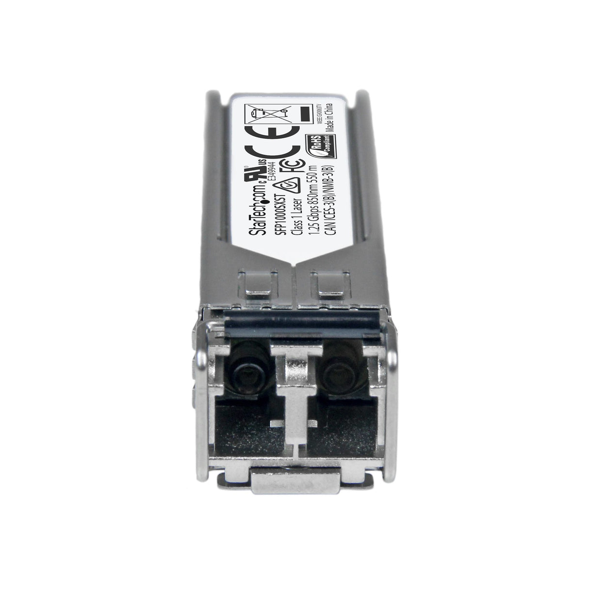 StarTech.com MSA Uncoded SFP Module - 1000BASE-SX - 1GbE Multi Mode Fiber (MMF) Optic Transceiver - 1GE Gigabit Ethernet SFP - LC 550m - 850nm - DDM