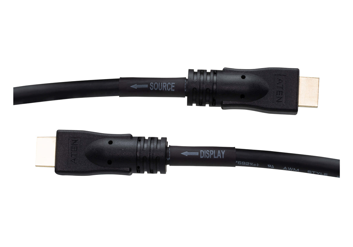 ATEN High Speed HDMI Cable with Ethernet 4K (4096 x 2160 @30Hz); 20 m HDMI Cable with Ethernet