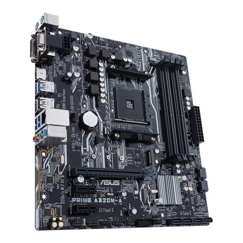 ASUS PRIME A320M-A motherboard AMD A320 Socket AM4 micro ATX