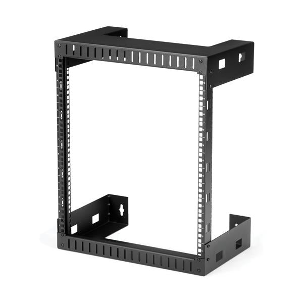 StarTech.com 2-Post 12U Heavy-Duty Wall-Mount Network Rack, 19" Open Frame Server Rack, 12" Deep, Wall Mount Data Rack for IT / AV / Patch Panel / Computer Equipment - Cage Nuts & Screws Included