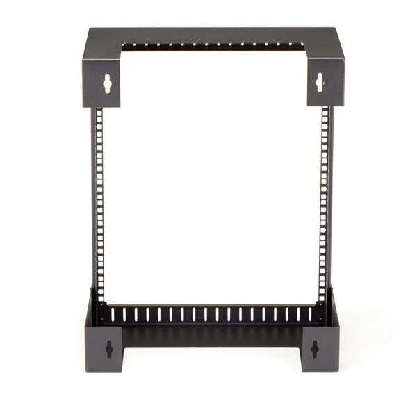 StarTech.com 2-Post 12U Heavy-Duty Wall-Mount Network Rack, 19" Open Frame Server Rack, 12" Deep, Wall Mount Data Rack for IT / AV / Patch Panel / Computer Equipment - Cage Nuts & Screws Included