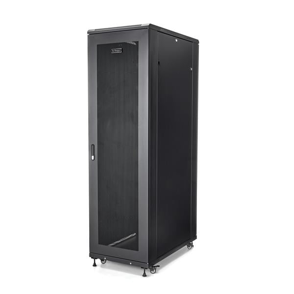 StarTech.com 42U Enterprise-Grade Server Rack Cabinet, 19in Enclosed 4-Post Rack with 36in (91cm) Mounting Depth and 2000lb (900kg) Weight Capacity