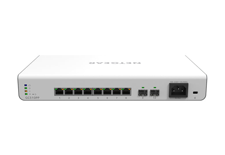 NETGEAR 10-Port PoE Gigabit Ethernet Smart Switch with Insight Cloud Management (GC510PP)