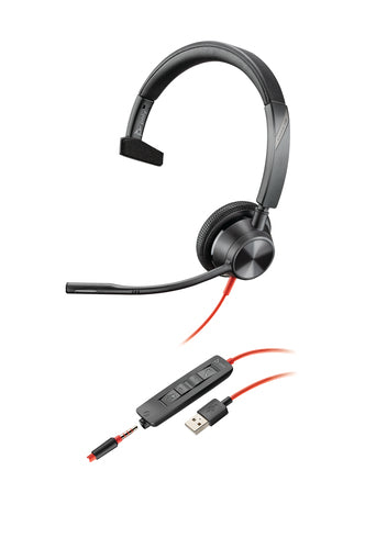 HP Poly Poly Blackwire 3315 USB-A Headset