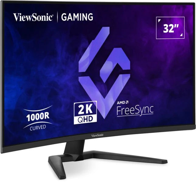 Viewsonic 32" Curved Gaming Monitor computer monitor 81.3 cm (32") 2560 x 1440 pixels Quad HD LCD Black