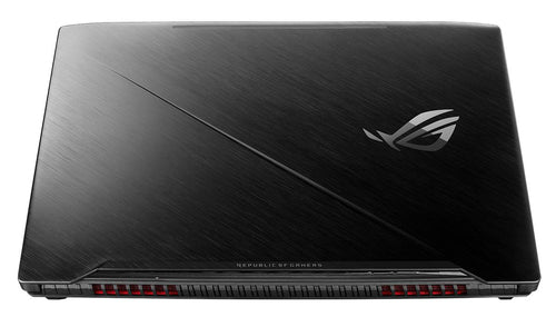 ASUS ROG Strix GL703GE-Q72SBP-CB laptop Intel® Core™ i7 i7-8750H 43.9 cm (17.3") Full HD 16 GB DDR4-SDRAM 1.25 TB Hybrid-HDD+SSD NVIDIA® GeForce® GTX 1050 Ti Wi-Fi 5 (802.11ac) Windows 10 Pro Black