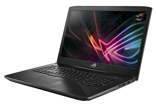 ASUS ROG Strix GL703GE-Q72SBP-CB laptop Intel® Core™ i7 i7-8750H 43.9 cm (17.3") Full HD 16 GB DDR4-SDRAM 1.25 TB Hybrid-HDD+SSD NVIDIA® GeForce® GTX 1050 Ti Wi-Fi 5 (802.11ac) Windows 10 Pro Black