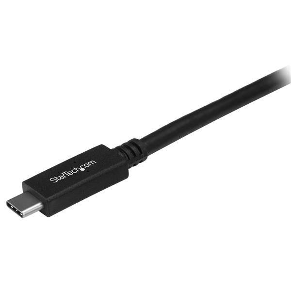 StarTech.com 1.6ft (50cm) USB-C Cable, USB 10Gbps, 60W (3A) Power Delivery, 8K 60Hz / 4K 144Hz DP Alt Mode - Thunderbolt Compatible