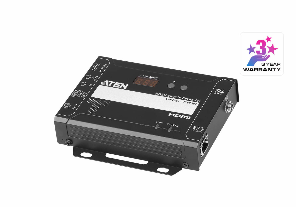 ATEN VE8900T AV extender AV transmitter Black