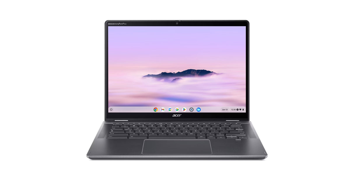 Acer Chromebook CPE594-1N-38A1 Intel® Core™ i3 100U 35.6 cm (14") Touchscreen WUXGA 16 GB LPDDR5x-SDRAM 256 GB SSD Wi-Fi 6E (802.11ax) ChromeOS Grey
