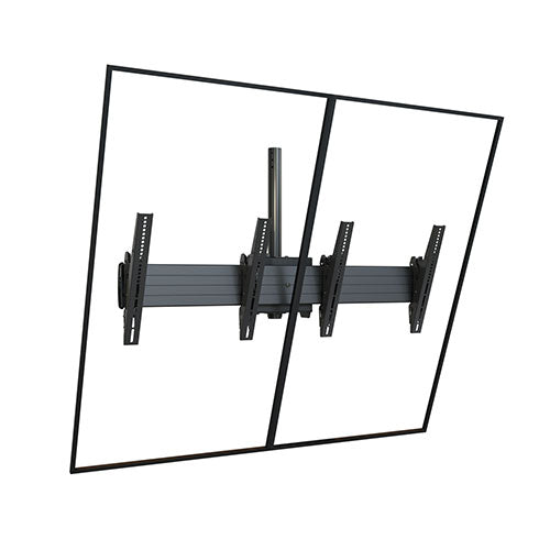 Chief Fusion® Large Ceiling Mounted 2 x 1 Portrait Menu Board 400 mm Interfaces
