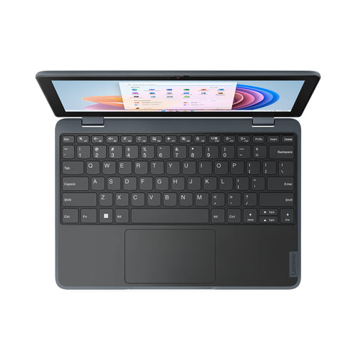 Lenovo 100w Gen 4 Intel® N N100 Laptop 29.5 cm (11.6") HD 4 GB LPDDR5-SDRAM 128 GB SSD Wi-Fi 6 (802.11ax) Windows 11 Pro Academic Grey QWERTY English