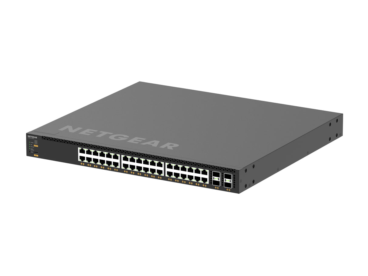 NETGEAR XSM4340CV Managed L3 10G Ethernet (100/1000/10000) Power over Ethernet (PoE) 1U Black