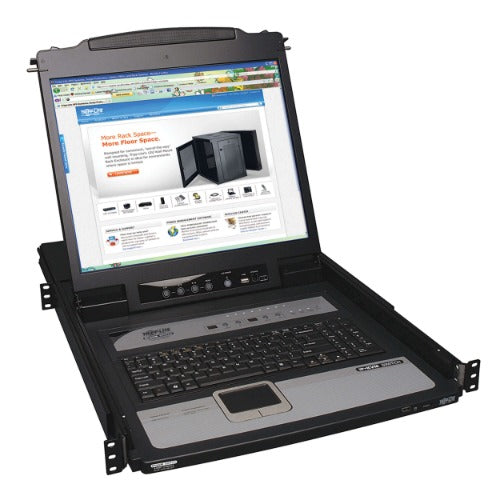 Tripp Lite KVM Switch RackMount Console 8-Port NetDirector with 19" LCD IP
