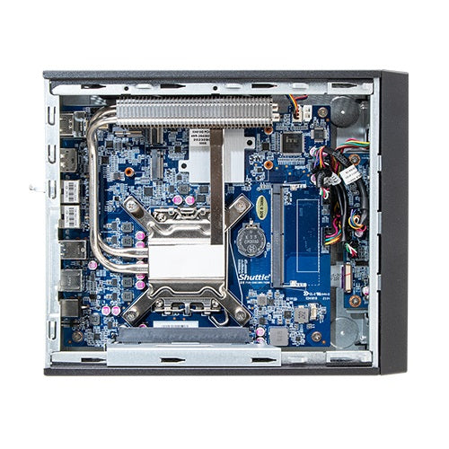Shuttle XPС slim XH610G PC/workstation barebone 3L sized PC Black Intel H610 LGA 1700