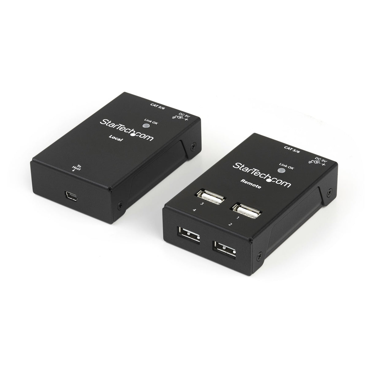 StarTech.com 4-Port USB 2.0-Over-Cat5-or-Cat6 Extender - 130ft (40m) - TAA