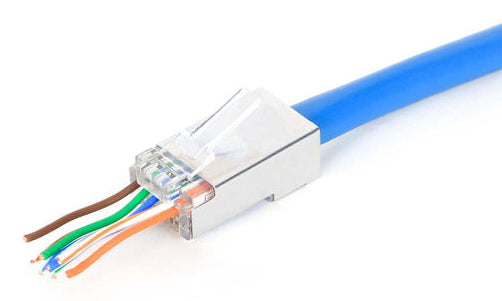 Intellinet 791366 wire connector RJ-45 Silver, Transparent