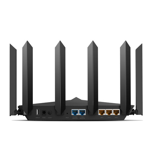 TP-Link Archer AXE95 wireless router 2.5 Gigabit Ethernet Tri-band (2.4 GHz / 5 GHz / 6 GHz) Black