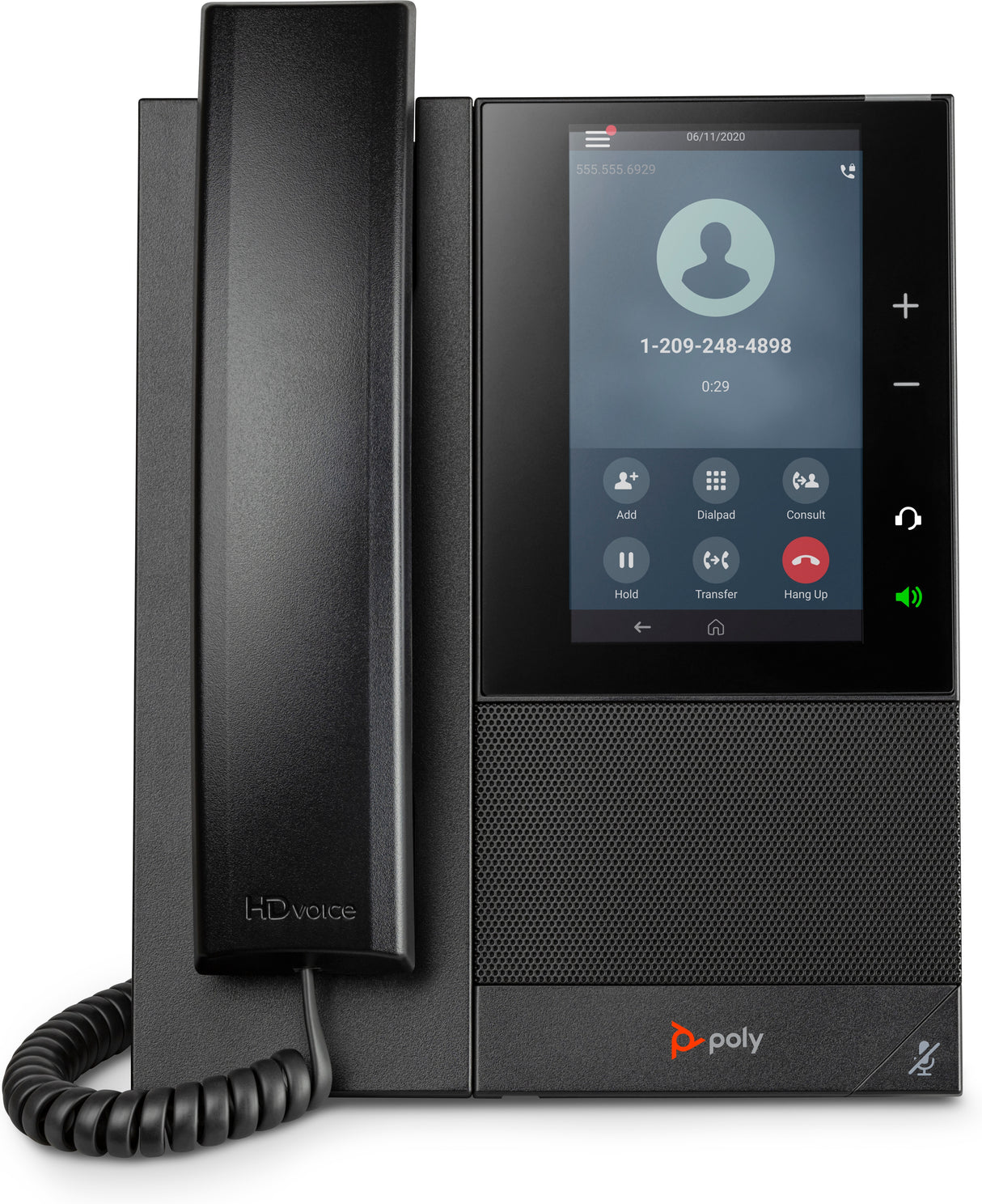 HP Poly CCX 500 Business Media Phone with Open SIP and PoE-enabled