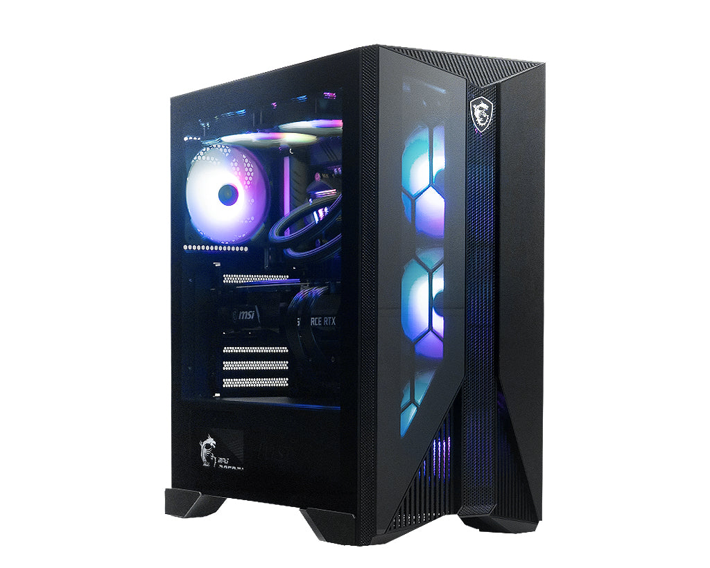 MSI Aegis R 13NUC7-475US Intel® Core™ i7 i7-13700F 16 GB DDR5-SDRAM 1 TB SSD NVIDIA GeForce RTX 4060 Windows 11 Home Desktop PC Black