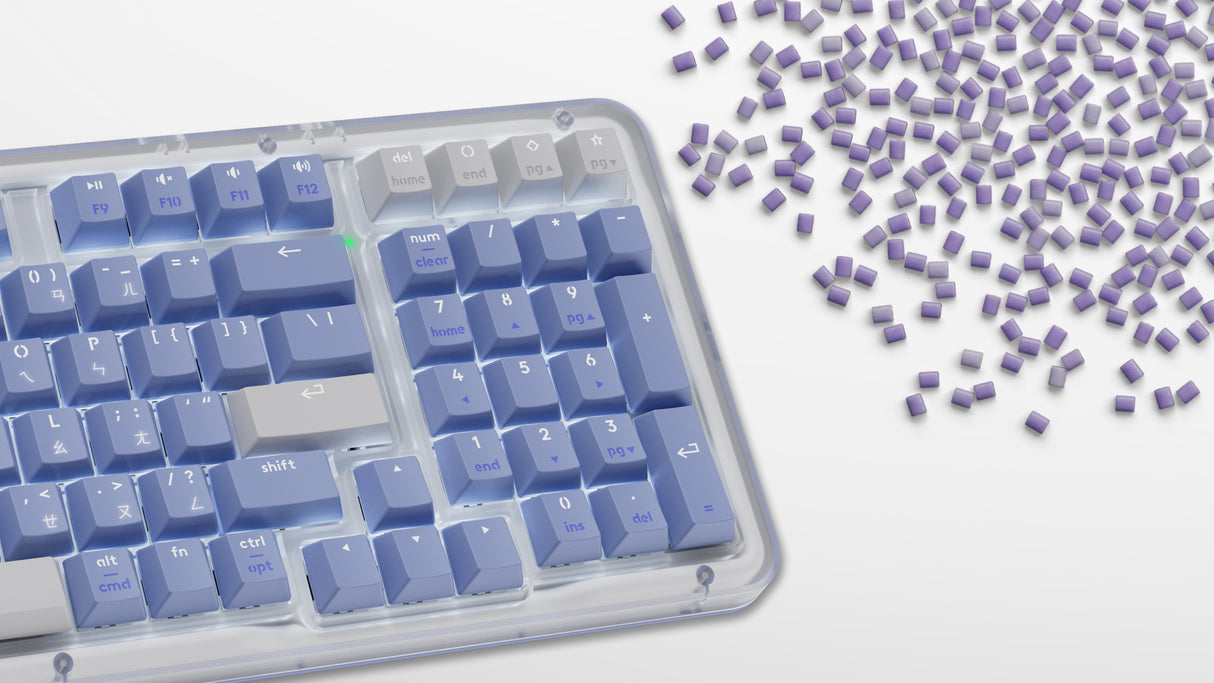 Logitech Alto Keys K98M keyboard Universal RF Wireless + Bluetooth QWERTY US English Lilac