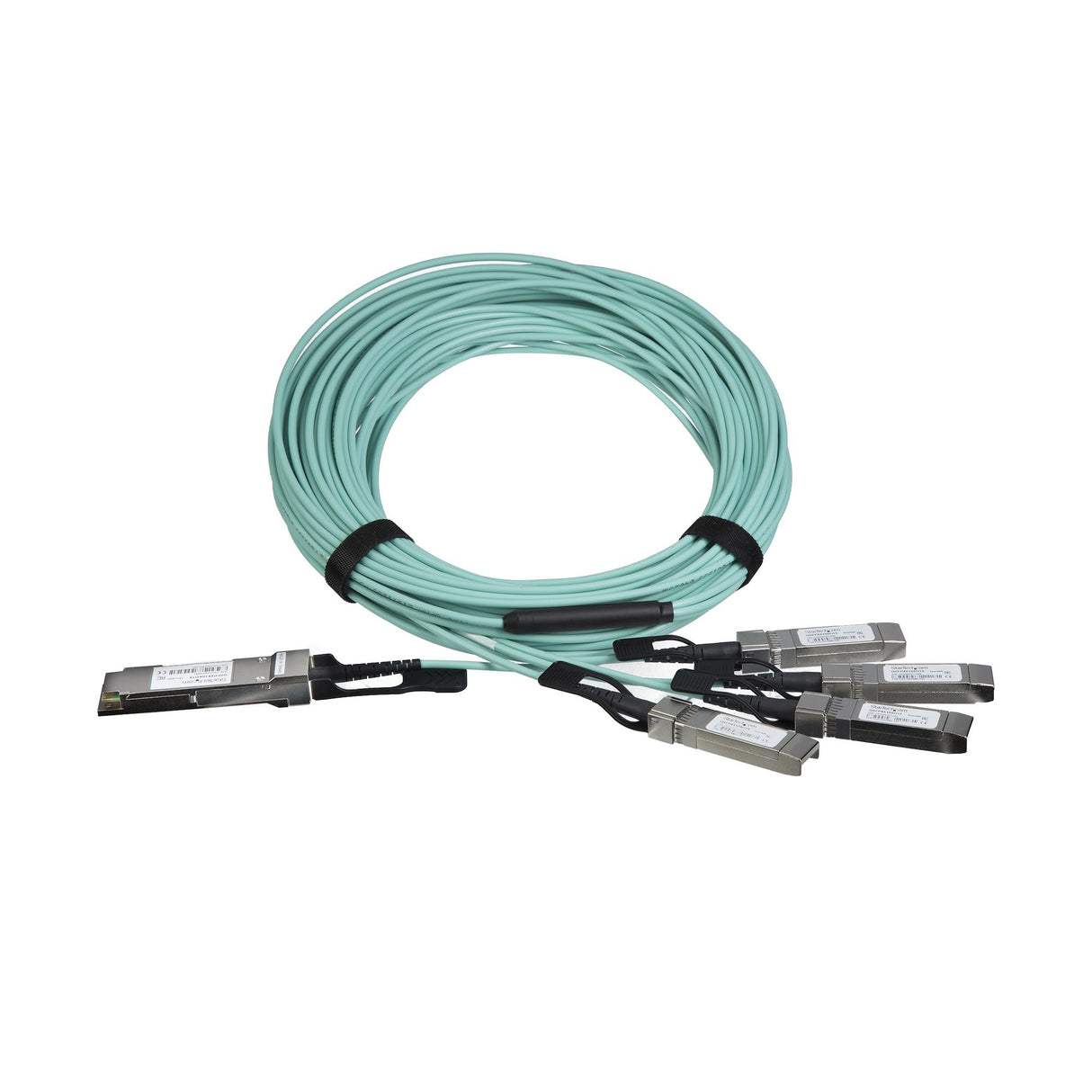 StarTech.com AOC Breakout Cable for Cisco QSFP-4X10G-AOC10M - 15m/49ft 40G 1x QSFP+ to 4x SFP+ AOC Cable - 40GbE QSFP+ Active Optical Fiber - 40Gbps QSFP Plus/Transceiver Module Breakout Cable - C9300 C3850