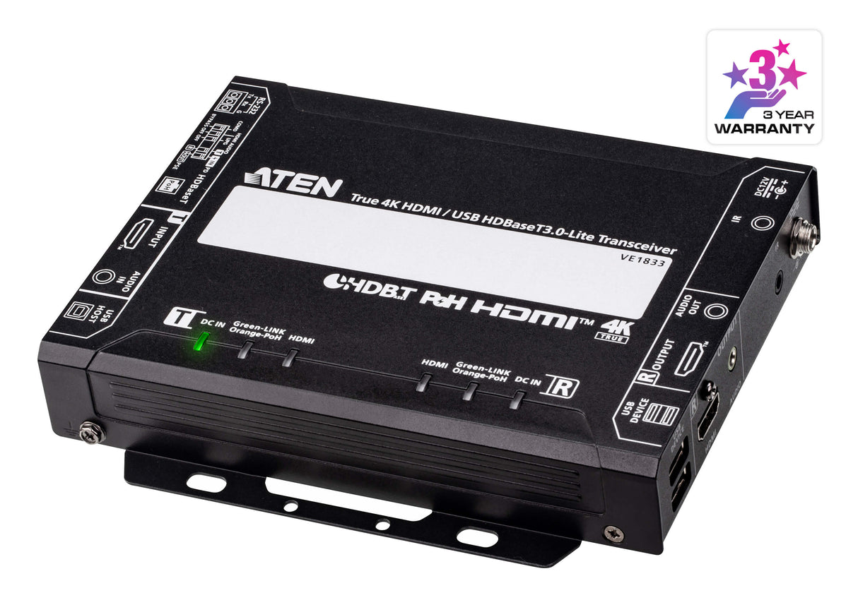 ATEN True 4K HDMI/USB HDBT3.0-Lite
