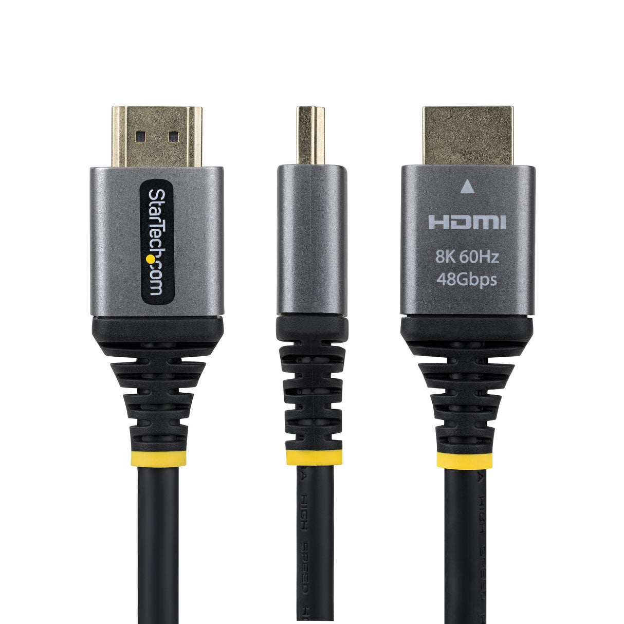 StarTech.com 6ft (1.8m) Certified Ultra High Speed HDMI Cable, 8K 60Hz/4K 120Hz, HDMI 2.1 Cable with HDR10+ / eARC, 48Gbps, 8K HDMI Cord for Monitor/TV/Display, Flexible TPE Jacket