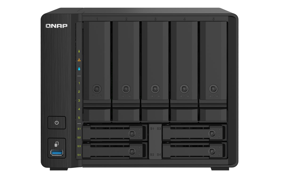 QNAP TS-932PX NAS Tower Annapurna Labs Alpine AL-324 4 GB DDR4 0 TB QNAP Turbo System Black