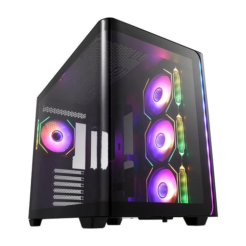 FSP M580-BA Case Midi Tower mITX, mATX Black ARGB