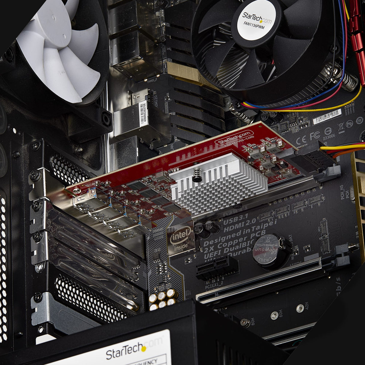 StarTech.com 4-Port USB-A PCIe Card, USB 3.2 10Gbps, PCI Express 3.0 Expansion Card, 4x Independent USB Controllers, Windows/Linux/macOS, TAA-Compliant