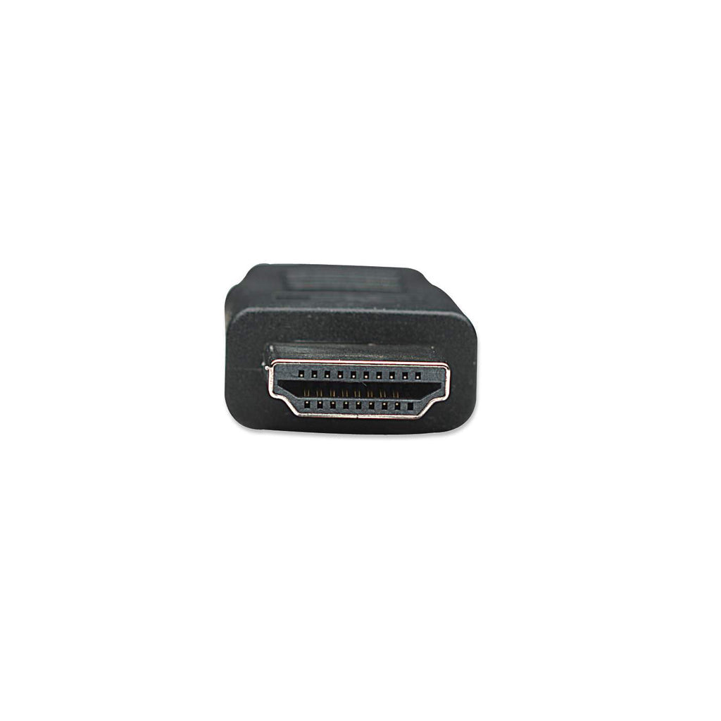 Manhattan HDMI Cable, 1080p@60Hz (High Speed), 7.5m, Male to Male, Black, Fully Shielded, Gold Plated Contacts, Lifetime Warranty