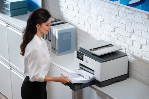HP OfficeJet Pro 9135 Wireless All-in-One Color Printer, Two-sided printing; Copier, Scanner