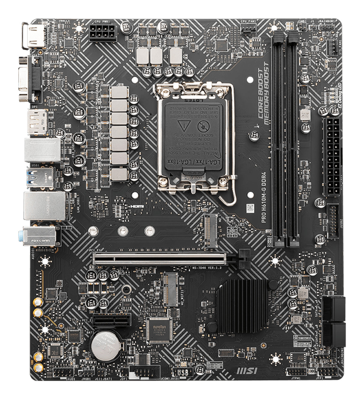 MSI PRO H610M-G DDR4 motherboard Intel H610 LGA 1700 micro ATX