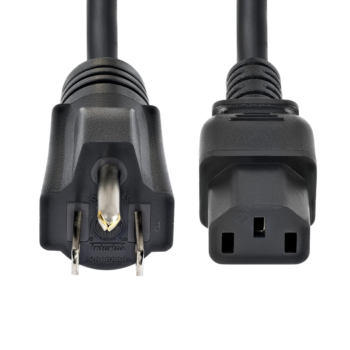 StarTech.com 15ft (4.5m) Computer Power Cord, NEMA 5-15P to Locking C13 AC Power Cable, 125V 10A, 18AWG, Replacement Computer/Monitor Power Cord, ETL Listed