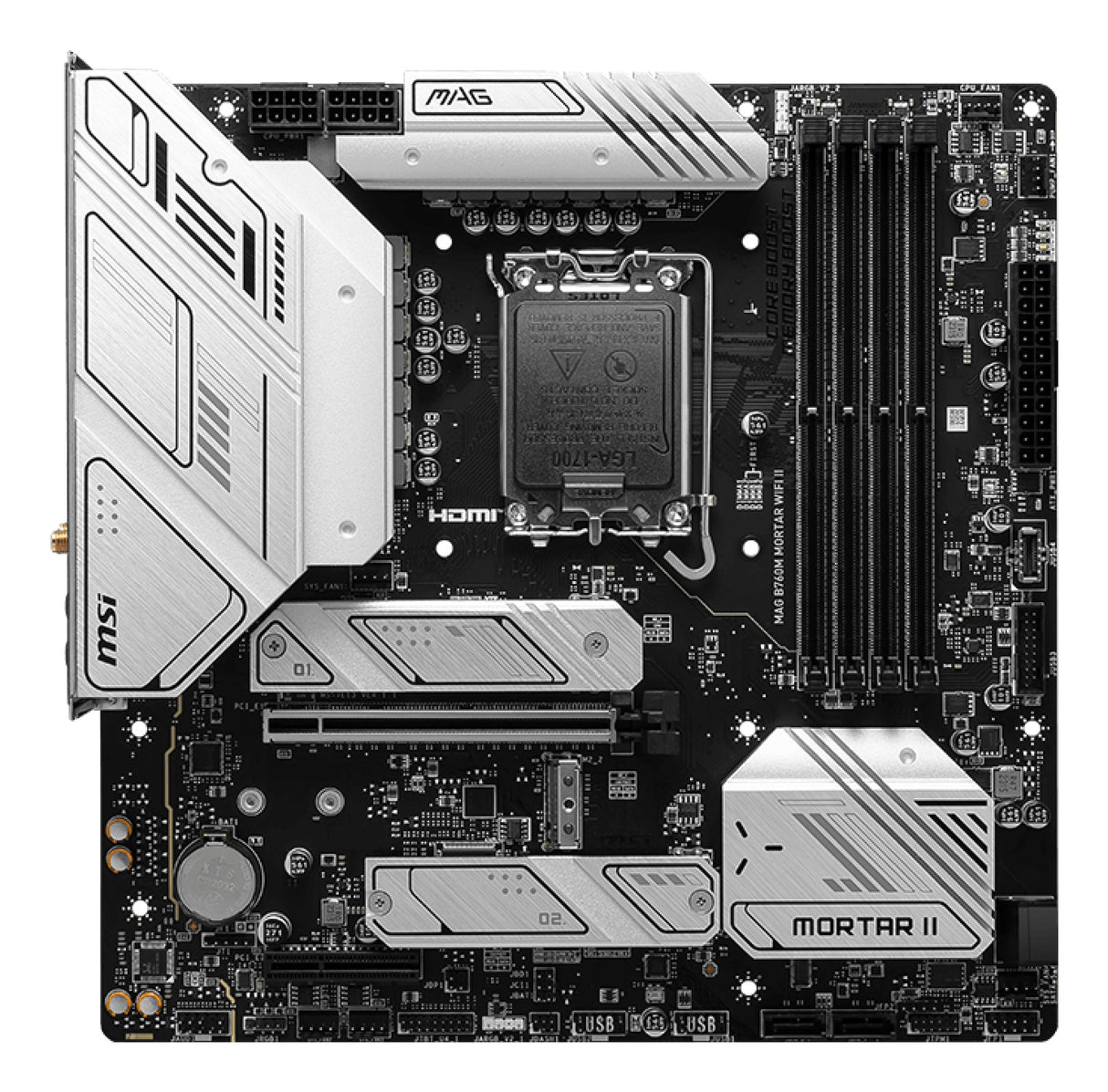 MSI MAG B760M MORTAR WIFI II DDR5 Intel B760 LGA 1700 micro ATX