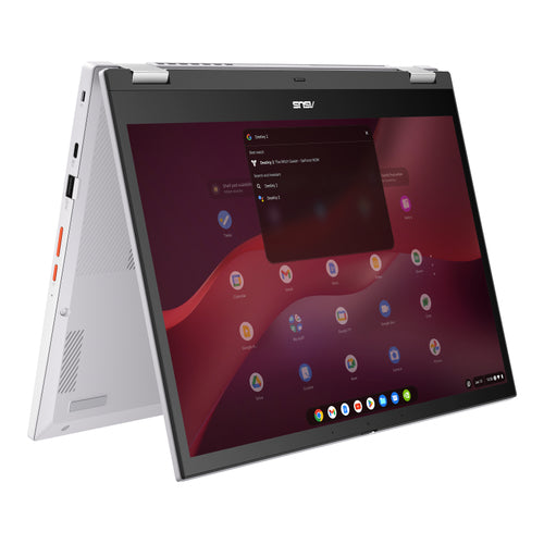ASUS Chromebook Vibe CX34 Flip CX3401FBA-DS31T-CB Intel® Core™ i3 i3-1215U 35.6 cm (14") Touchscreen WUXGA 8 GB LPDDR4x-SDRAM 128 GB SSD Wi-Fi 6E (802.11ax) ChromeOS White